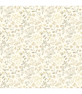 3125-72354 - Tarragon Honey Dainty Meadow Wallpaper-Kinfolk