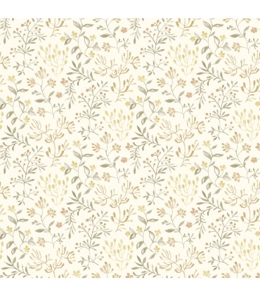 3125-72354 - Tarragon Honey Dainty Meadow Wallpaper-Kinfolk