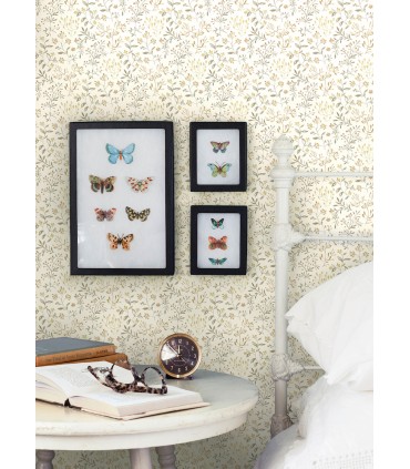 3125-72354 - Tarragon Honey Dainty Meadow Wallpaper-Kinfolk