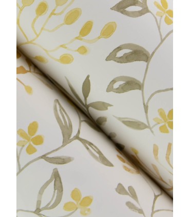 3125-72354 - Tarragon Honey Dainty Meadow Wallpaper-Kinfolk