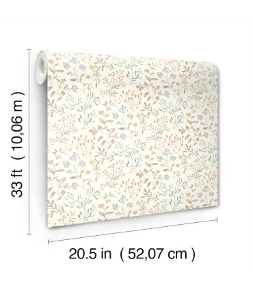 3125-72353 - Tarragon Pastel Dainty Meadow Wallpaper-Kinfolk
