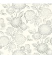 3125-72331 - Zalipie Grey Floral Trail Wallpaperr-Kinfolk