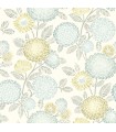 3125-72330 - Zalipie Lime Floral Trail Wallpaperr-Kinfolk