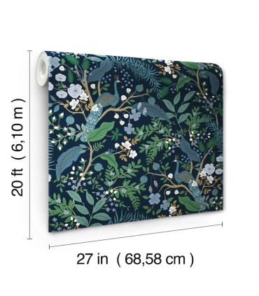 PSW1536RL - Peacock Garden Peel & Stick Wallpaper by Rifle Paper