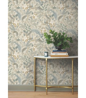 PSW1538RL - Peacock Garden Peel & Stick Wallpaper by Rifle Paper