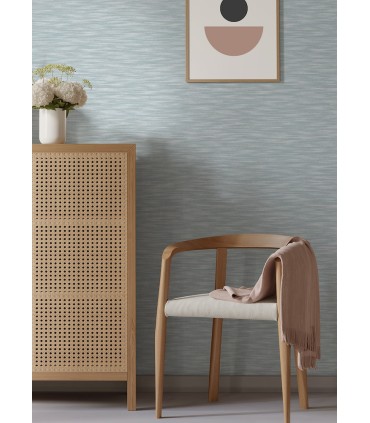 4157-26153 - Benson Light Blue Faux Fabric Wallpaper by Advantage