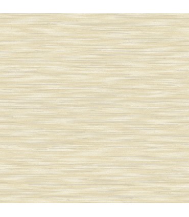 4157-26156 - Benson Yellow Faux Fabric Wallpaper by Advantage