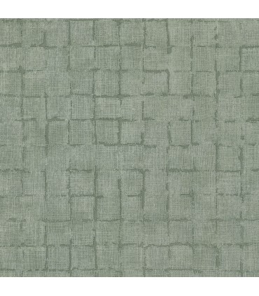 4157-333454 - Blocks Sage Checkered Wallpaper by Advantage