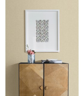 4157-25068 - Eunice Brown Linen Wallpaper by Advantage