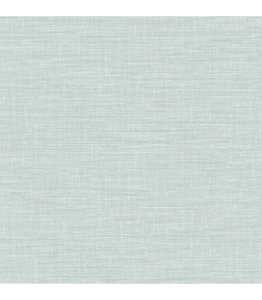4157-25850 - Exhale Light Blue Faux Grasscloth Wallpaper by Advantage