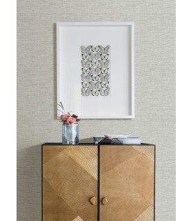 4157-26461 - Exhale Seafoam Faux Grasscloth Wallpaper by Advantage