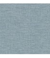 4157-26459 - Exhale Sky Blue Faux Grasscloth Wallpaper by Advantage