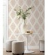 4157-25045 - Gillian Copper Medallion Wallpaper by Advantage