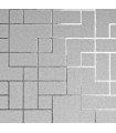 4157-42491 - Nova Silver Geometric Wallpaper by Advantage
