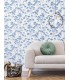 4157-M1539 - Sprig Blue Trail Wallpaper by Advantage