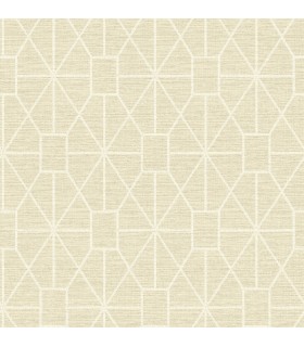 4157-25014 - Stevenson Natural Trellis Wallpaper by Advantage