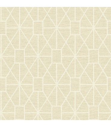 4157-25014 - Stevenson Natural Trellis Wallpaper by Advantage