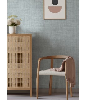 4157-25790 - Tuckernuck Slate Faux Linen Wallpaper by Advantage