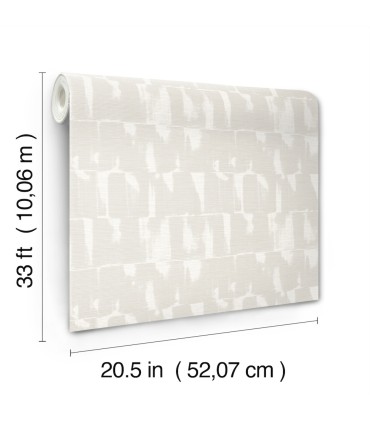 4122-27024 - Bancroft Dove Artistic Stripe Wallpaper-Terrace