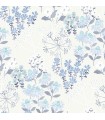 4122-27017 - Cultivate Blue Springtime Blooms Wallpaper-Terrace