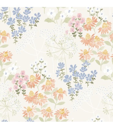 4122-27020 - Cultivate Pastel Springtime Blooms Wallpaper-Terrace