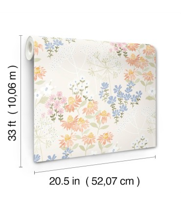 4122-27020 - Cultivate Pastel Springtime Blooms Wallpaper-Terrace