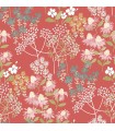 4122-27019 - Cultivate Red Springtime Blooms Wallpaper-Terrace