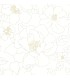 4122-27007 - Gardena White Embroidered Floral Wallpaper-Terrace