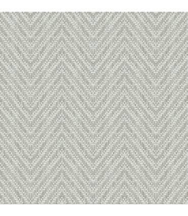 4122-27042 - Glynn Sterling Chevron Wallpaper-Terrace