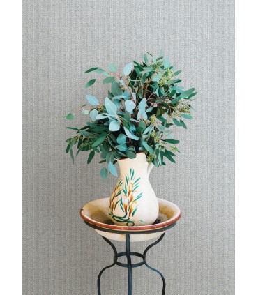 4122-27028 - Lawndale Blue Textured Pinstripe Wallpaper-Terrace