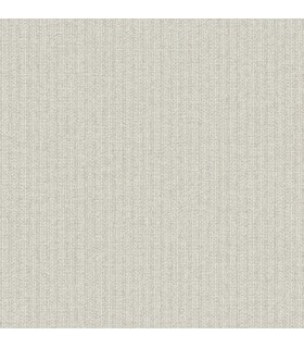 4122-27027 - Lawndale Taupe Textured Pinstripe Wallpaper-Terrace