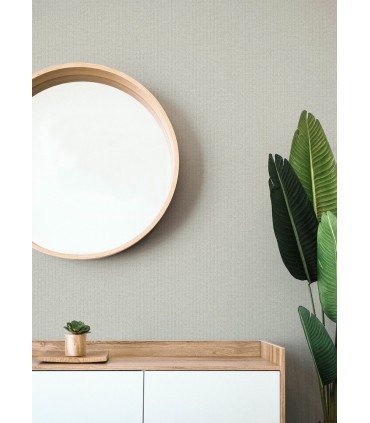 4122-27027 - Lawndale Taupe Textured Pinstripe Wallpaper-Terrace