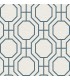 4122-27048 - Manor Blue Geometric Trellis Wallpaper-Terrace