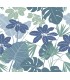 4122-72411 - Medellin Blue Rainforest Floor Wallpaper-Terrace