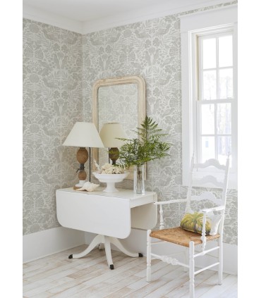 4122-27003 - Nestle Dove Bird Block Print Wallpaper-Terrace