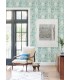 4122-27012 - Pavord Green Floral Shibori Wallpaper-Terrace