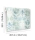 4122-27012 - Pavord Green Floral Shibori Wallpaper-Terrace