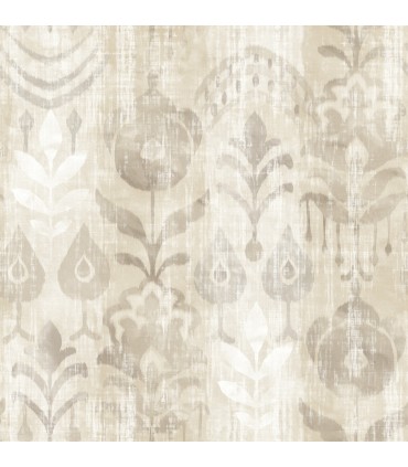 4122-27015 - Pavord Neutral Floral Shibori Wallpaper-Terrace