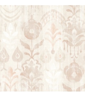 4122-27014 - Pavord Pink Floral Shibori Wallpaper-Terrace