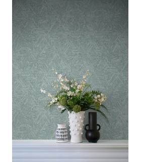 4122-27036 - Retreat Denim Geometric Wallpaper-Terrace