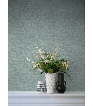 4122-27036 - Retreat Denim Geometric Wallpaper-Terrace