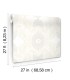 4122-72402 - Villa Bone Embellished Ogee Wallpaper-Terrace