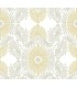 4122-72400 - Villa Light Yellow Embellished Ogee Wallpaper-Terrace