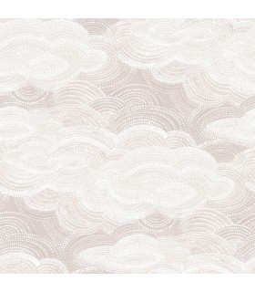 4122-72407 - Vision Lavender Stipple Clouds Wallpaper-Terrace