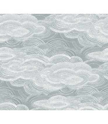 4122-72404 - Vision Slate Stipple Clouds Wallpaper-Terrace