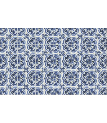 TCW007TCAI9UB001 - Blue Mediterraneo Wallpaper by Dolce & Gabbana
