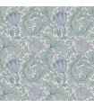 4153-82003 - Anemone Blue Floral Trail Wallpaper-Hidden Treasures