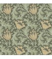 4153-82004 - Anemone Moss Floral Trail Wallpaper-Hidden Treasures
