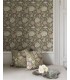 4153-82036 - Cray Plum Floral Trail Wallpaper-Hidden Treasures