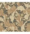 4153-82015 - Granville Apricot Leafy Vine Wallpaper-Hidden Treasures